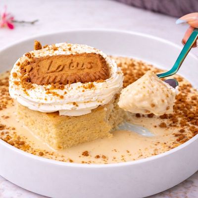 Lotus Biscoff Milk Cake