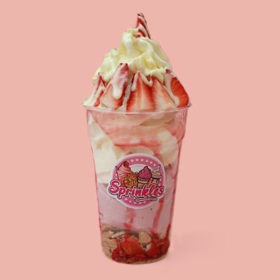 Strawberry Split Sundae